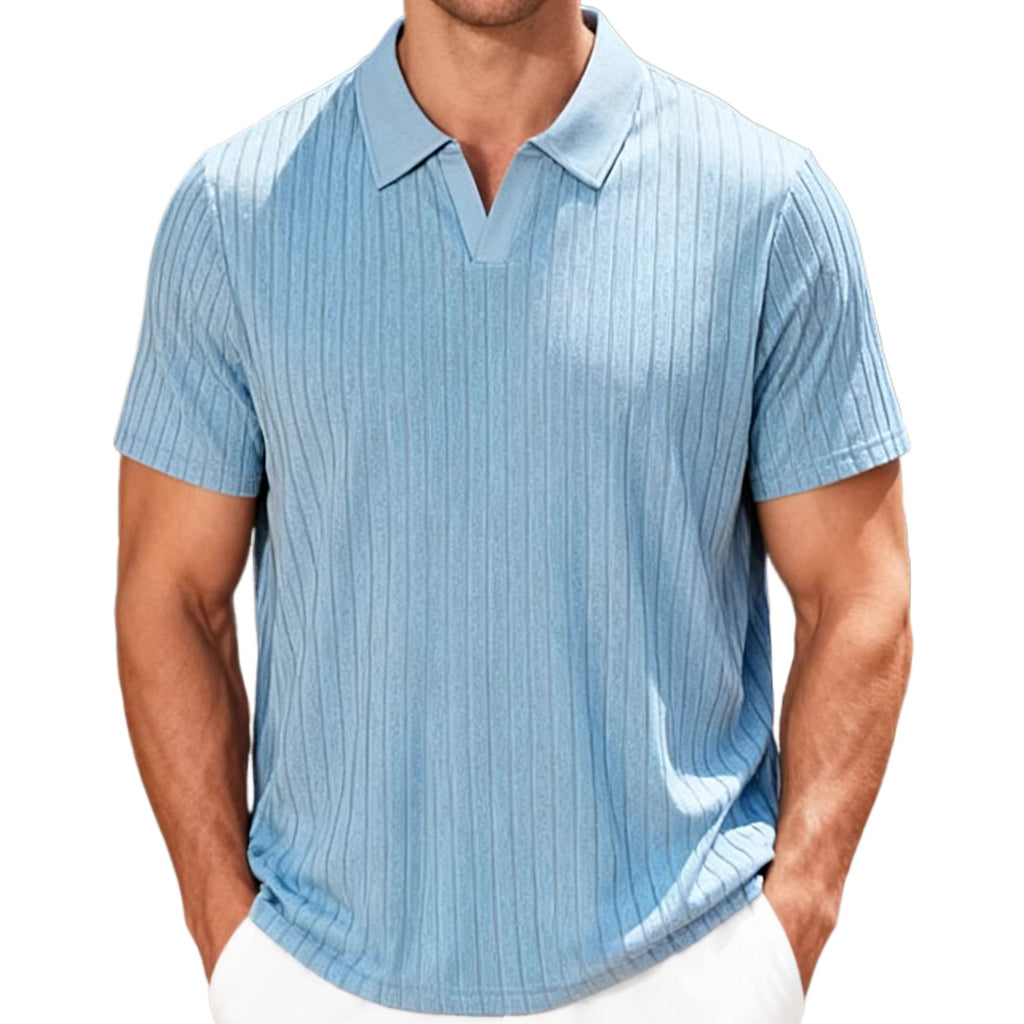 2026 Casual Crew-neck Striped Short-sleeved Shirt