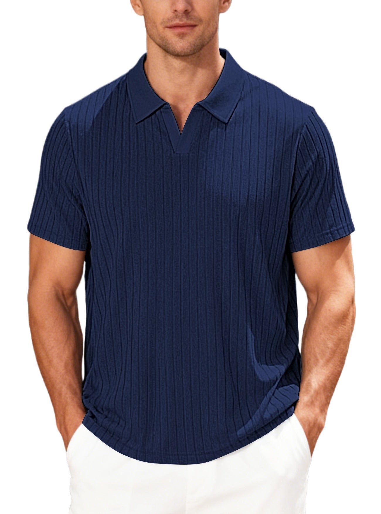 2026 Casual Crew-neck Striped Short-sleeved Shirt