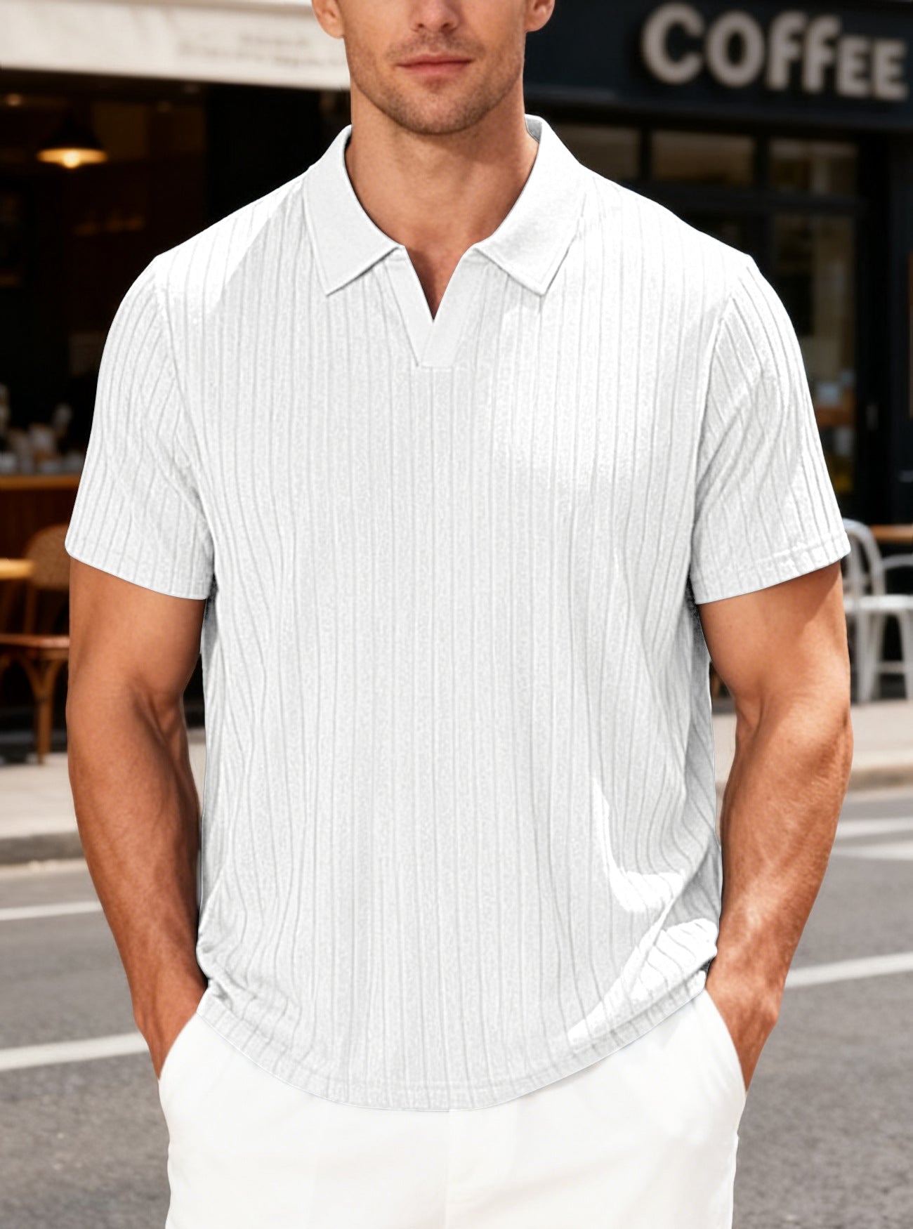2026 Casual Crew-neck Striped Short-sleeved Shirt
