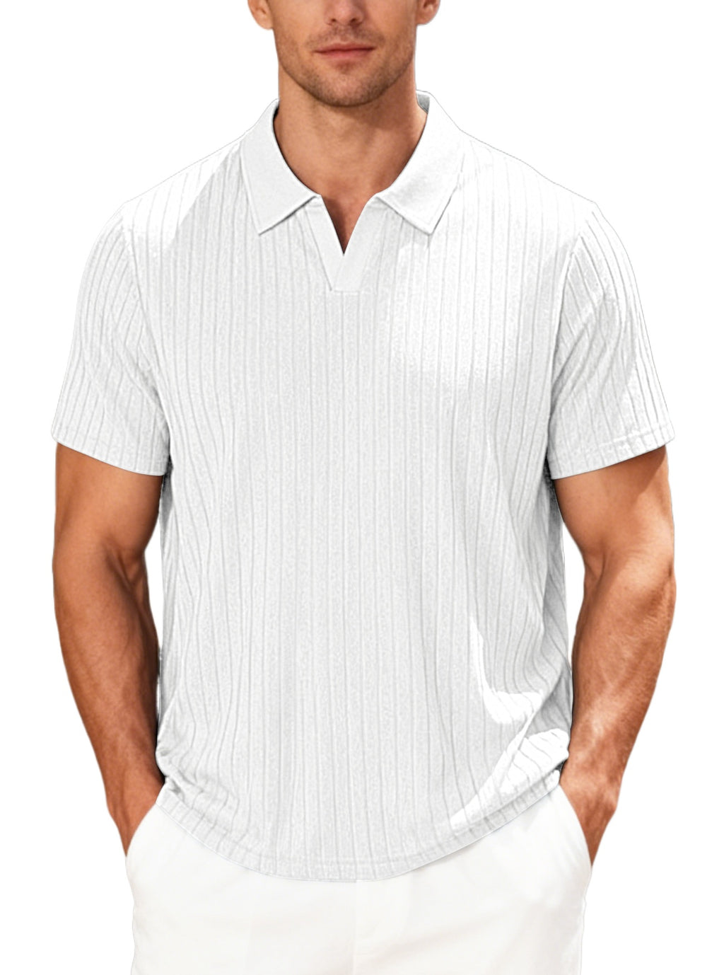 2026 Casual Crew-neck Striped Short-sleeved Shirt